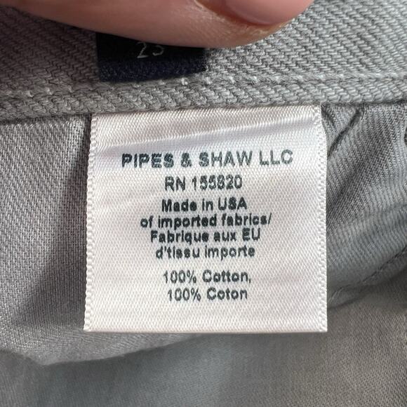 Veronica Beard Sz 23 Daniela Metallic Straight Leg Jean in Light Gunmetal Grunge - Picture 10 of 16